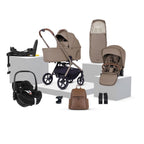 Silver Cross Breez Ultimate Maxi-Cosi Pebble 360 Pro2 & Sliding Base Bundle - Champagne