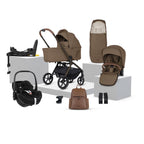 Silver Cross Breez Ultimate Maxi-Cosi Pebble 360 Pro2 & Sliding Base Bundle - Maple