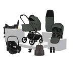 Silver Cross Breez Ultimate Maxi-Cosi Pebble 360 Pro2 & Sliding Base Bundle - Pewter