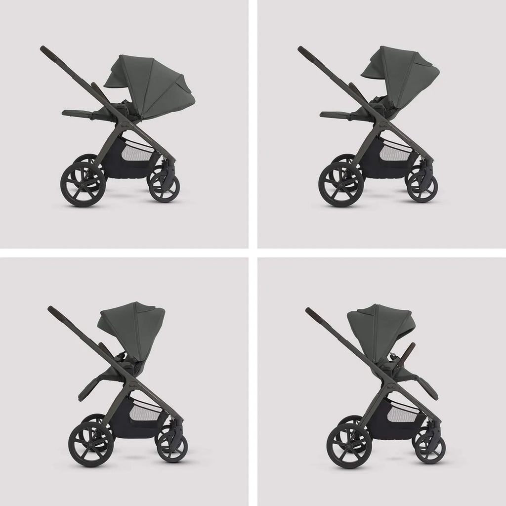 Silver Cross Cove 2 Ultimate Maxi-Cosi Cabriofix i-Size Car Seat Bundle - Pewter