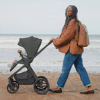 Silver Cross Cove 2 Ultimate Maxi-Cosi Cabriofix i-Size Car Seat Bundle - Pewter