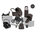 Silver Cross Cove 2 Ultimate Maxi-Cosi Pebble 360 Pro2 Car Seat Bundle - Chocolate