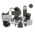 Silver Cross Cove 2 Ultimate Maxi-Cosi Pebble 360 Pro2 Car Seat Bundle - Pewter