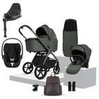 Silver Cross Cove Ultimate Cybex Cloud T Car Seat Bundle - Pewter 1