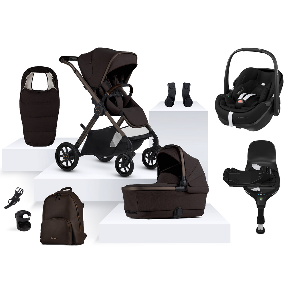 Silver Cross Reef 2 Special Edition with Maxi-Cosi Pebble 360 Pro2 Ultimate Bundle - Ganache 1