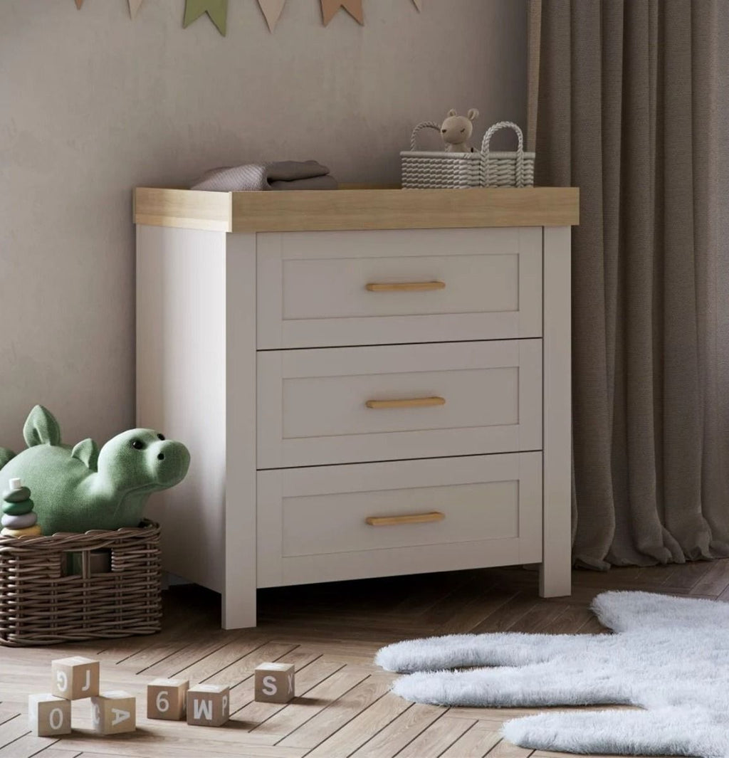 Silver Cross Seville Dresser - Cashmere Oak 1
