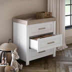 Silver Cross Valencia 2 Piece Nursery Set with Convertible Cot Bed & Dresser