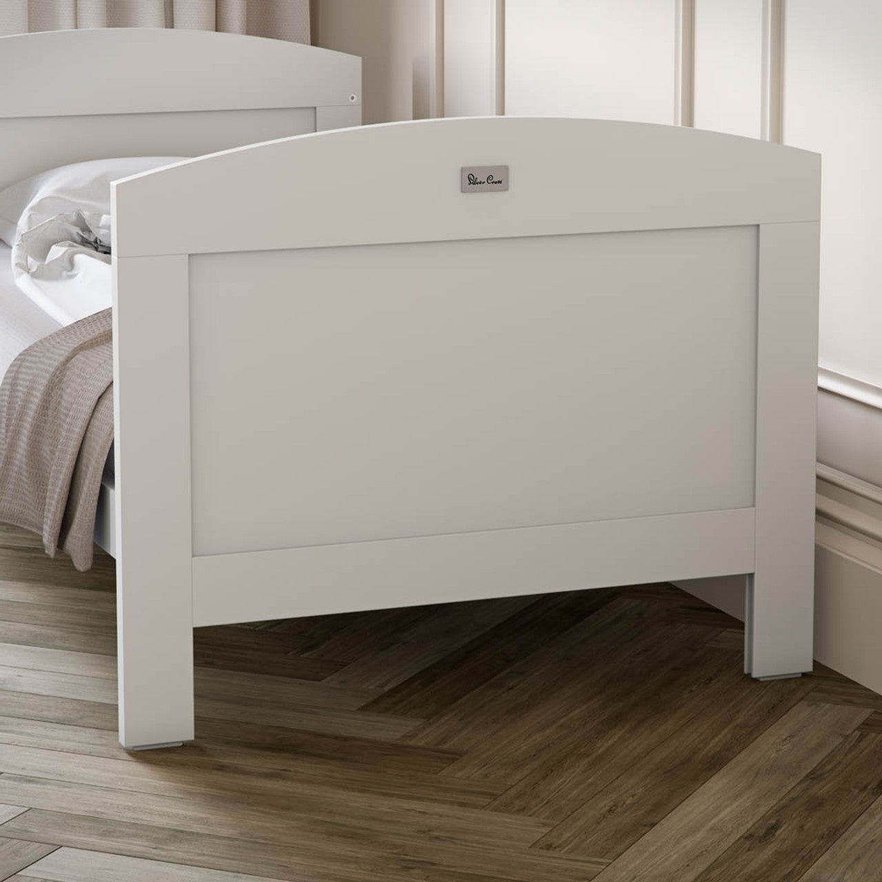 Silver Cross Valencia 3 Piece Nursery Set with Convertible Cot Bed, Dresser & Wardrobe