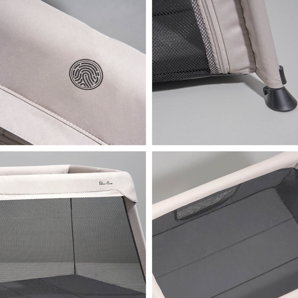 Silver Cross Slumber 3-in-1 Travel Cot - Stone 4