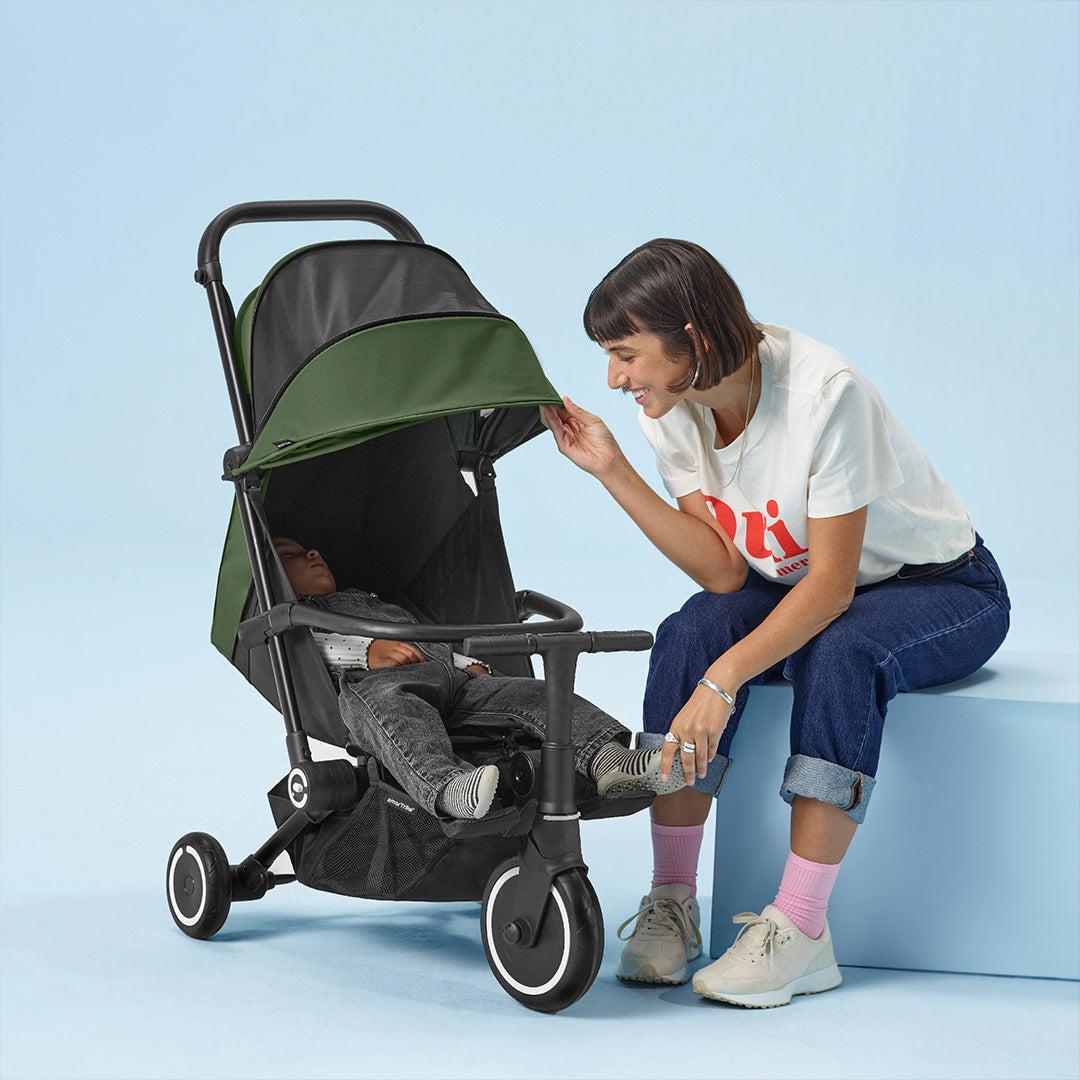 smarTrike Traveler Active Stroller - Olive