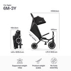 smarTrike Wonder Max Trike - Jet Black