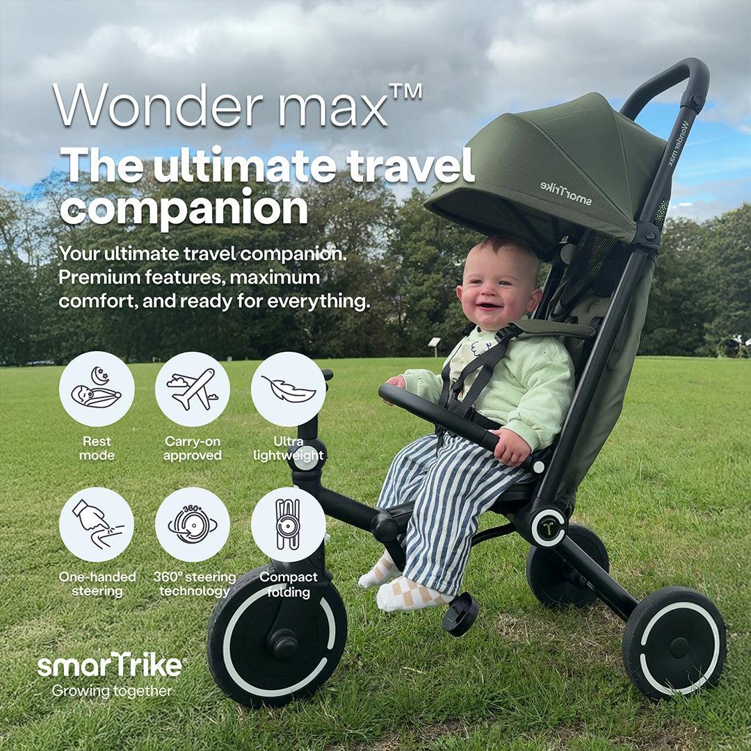 smarTrike Wonder Max Trike - Sage/Olive