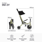 smarTrike Wonder Trike - Olive/Sage