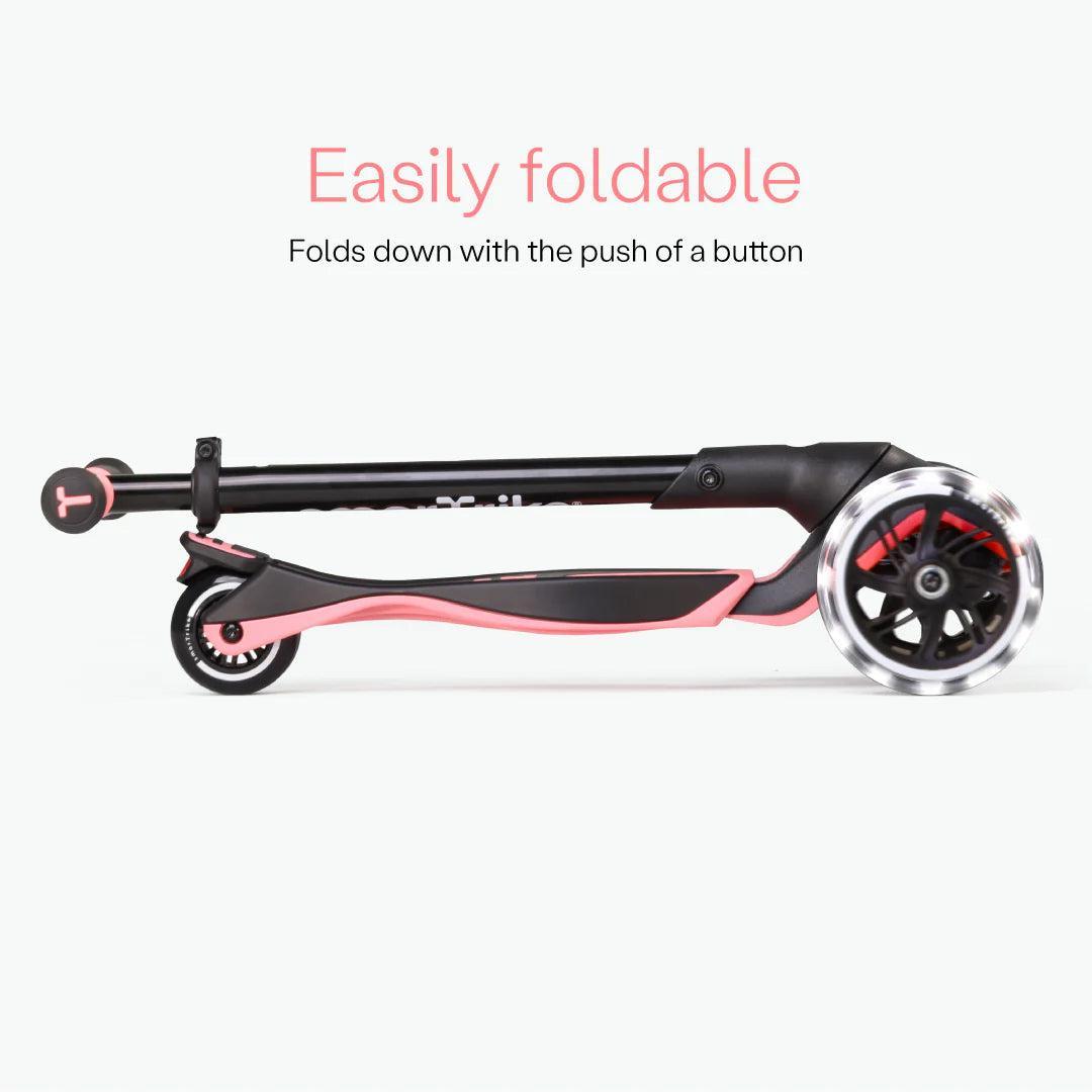 smarTrike Xtend Ride On Scooter Plus From 12 Months to 12 Years - Salmon Pink