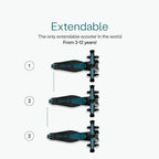 smarTrike Xtend Ride On Scooter Plus From 12 Months to 12 Years - Teal