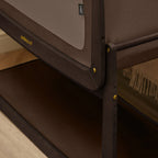 Snuzpod 5 Bedside Crib - Chocolate