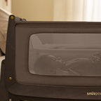 Snuzpod 5 Bedside Crib - Chocolate