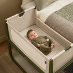 Snuzpod 5 Bedside Crib - Olive