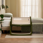 Snuzpod 5 Bedside Crib - Olive