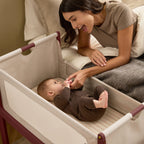 Snuzpod 5 Bedside Crib - Rouge