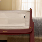 Snuzpod 5 Bedside Crib - Rouge