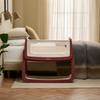 Snuzpod 5 Bedside Crib - Rouge