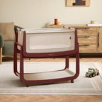 Snuzpod 5 Bedside Crib - Rouge