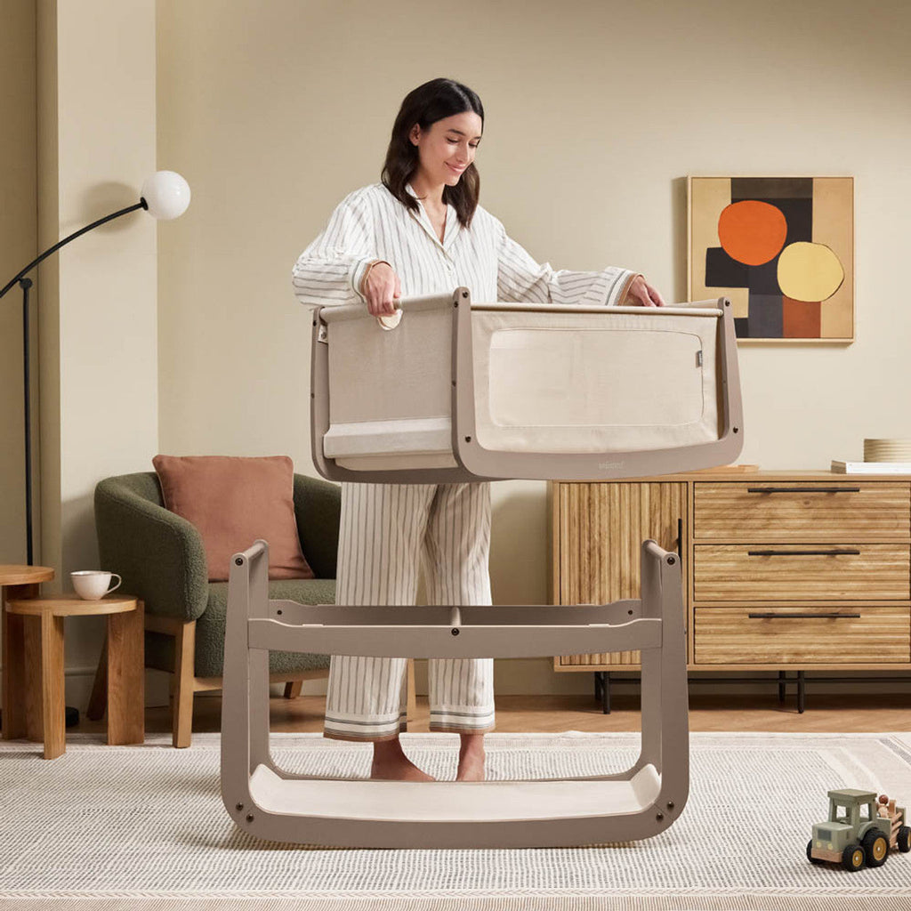 Snuzpod 5 Bedside Crib - Mocha 10