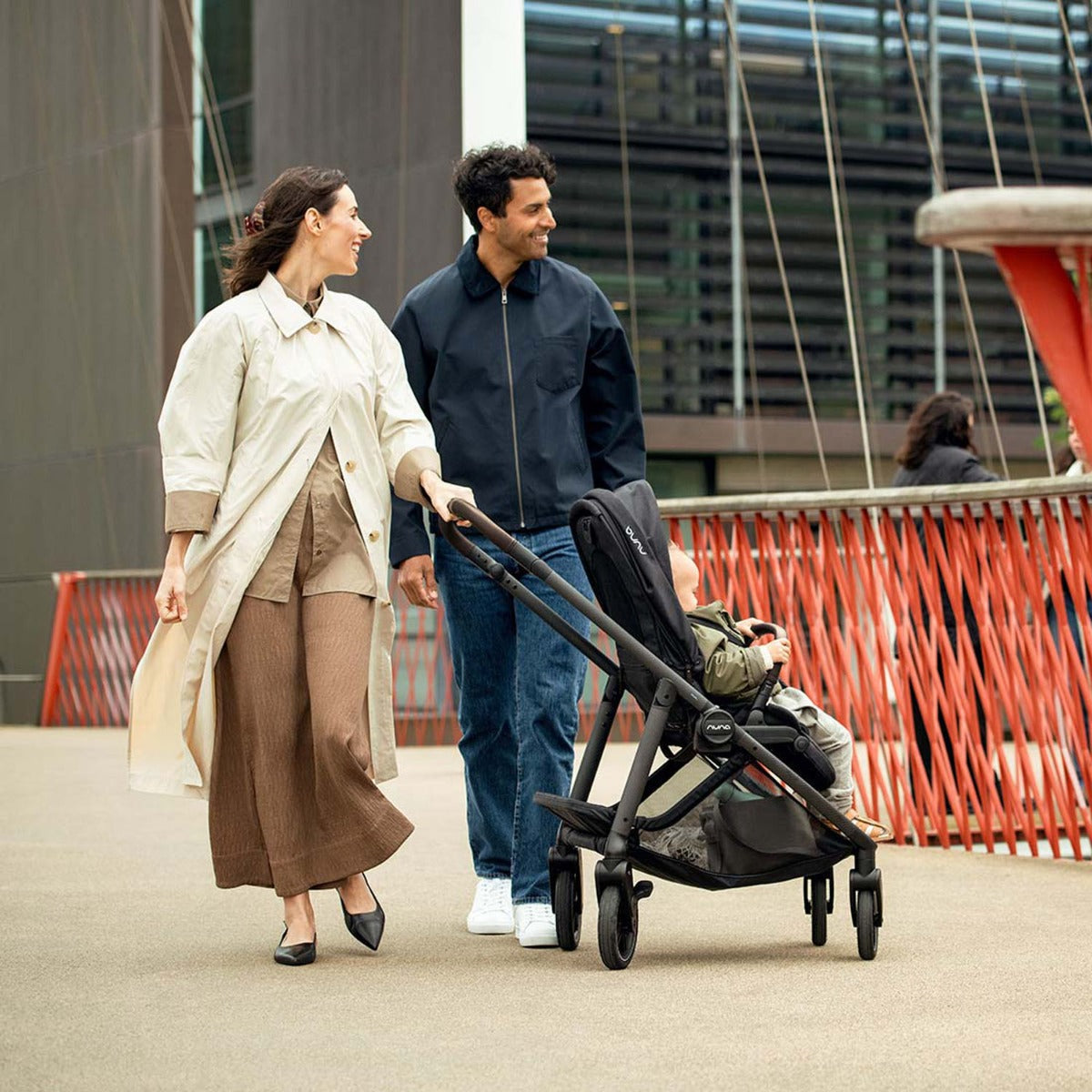 Nuna SWIV Next Stroller + LYTL Carrycot + PIPA URBN Travel System Bundle - Caviar 19