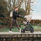 Silver Cross Reef 2 Pushchair and First Bed Folding Carrycot - Space 7