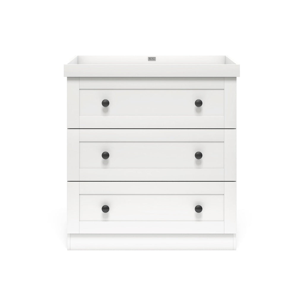 Silver Cross Bromley 2 Piece Cot Bed and Dresser Set - White 7