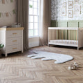 Silver Cross Seville 2 Piece Cot Bed & Dresser Set - Cashmere Oak 1