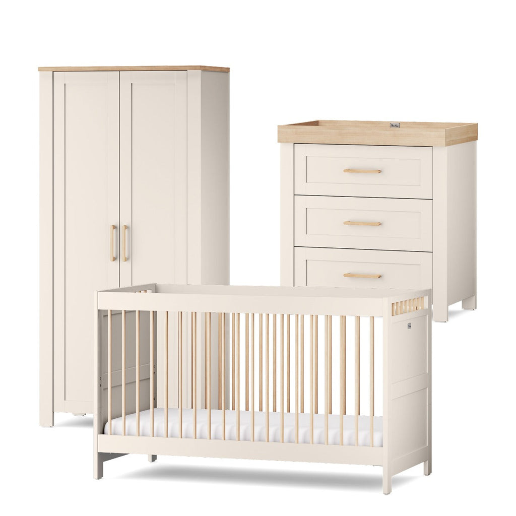 Silver Cross Seville 3 Piece Complete Room Set - Cashmere Oak 2