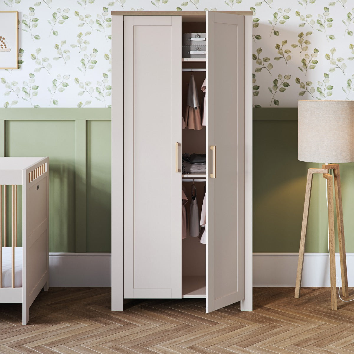 Silver Cross Seville 3 Piece Complete Room Set - Cashmere Oak 5