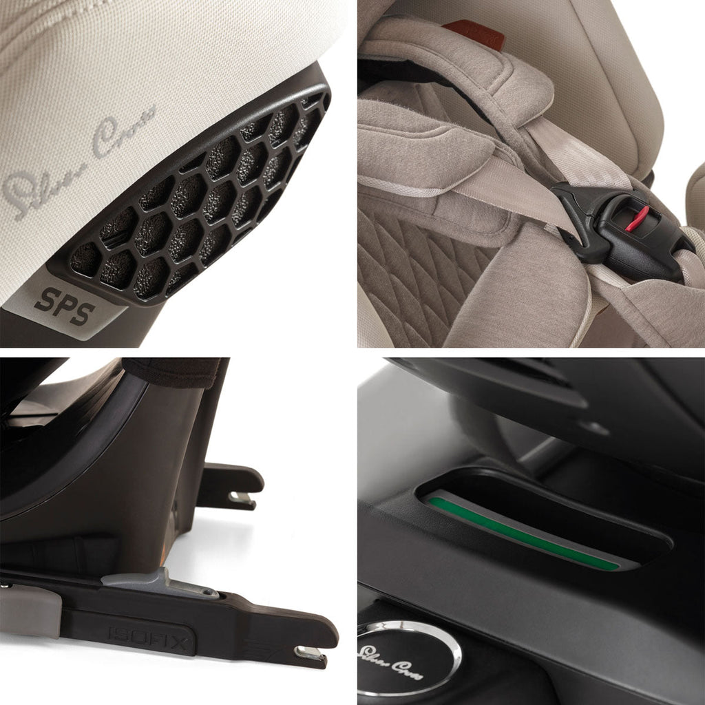Silver Cross Motion 2 All Size 360 Car Seat - Almond 5