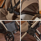 Silver Cross Reef 2 Special Edition with Maxi-Cosi Cabriofix i-Size Ultimate Bundle - Frappe 9