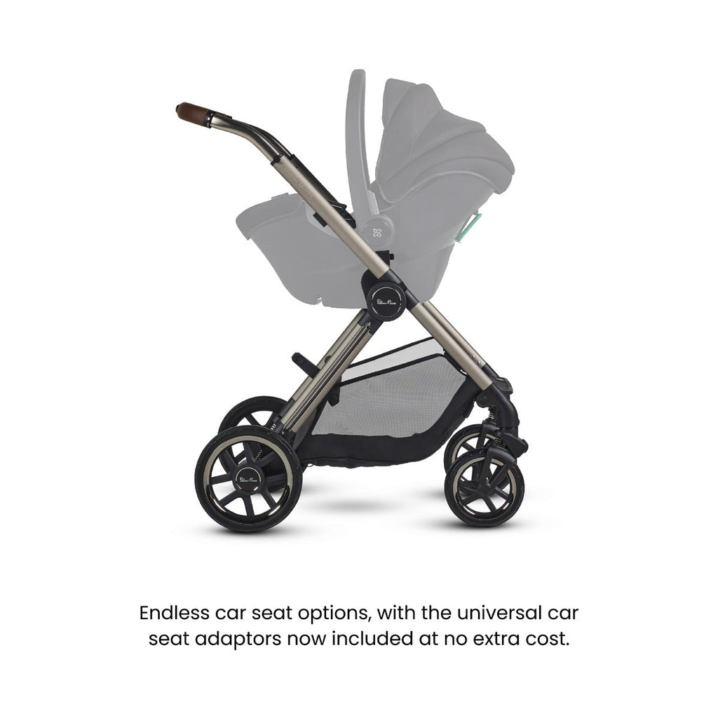 Silver Cross Reef 2 Special Edition with Maxi-Cosi Pebble 360 Pro2 Ultimate Bundle - Frappe 12