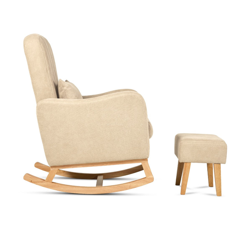 Silver Cross Carmel Nursing Chair - Almond/Cream 3