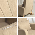 Silver Cross Carmel Nursing Chair - Almond/Cream 4