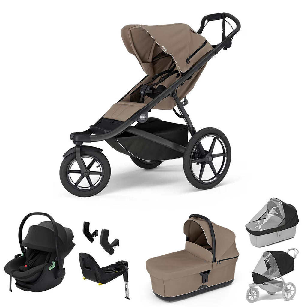 Thule Urban Glide 3 Travel System - Tinted Taupe