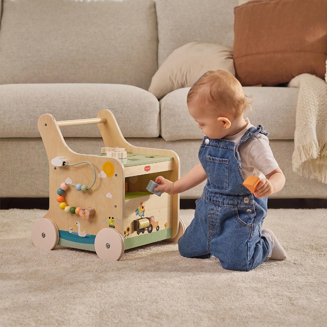 Tiny Love Farmers Funday Push & Play Wooden Walk Behind