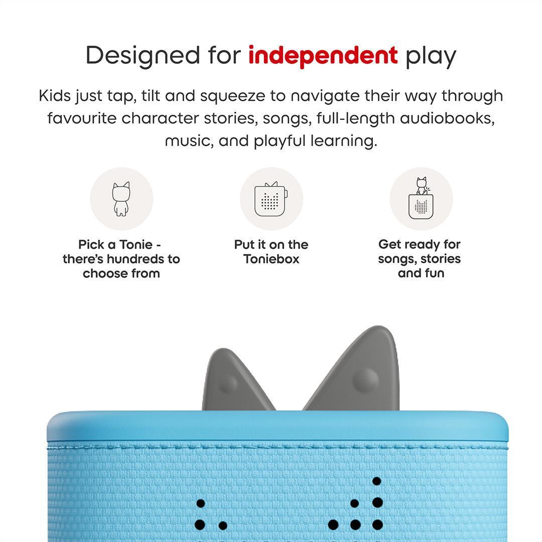Tonies Toniebox 2 Starter Set with Creative Tonie Rubie - Blue