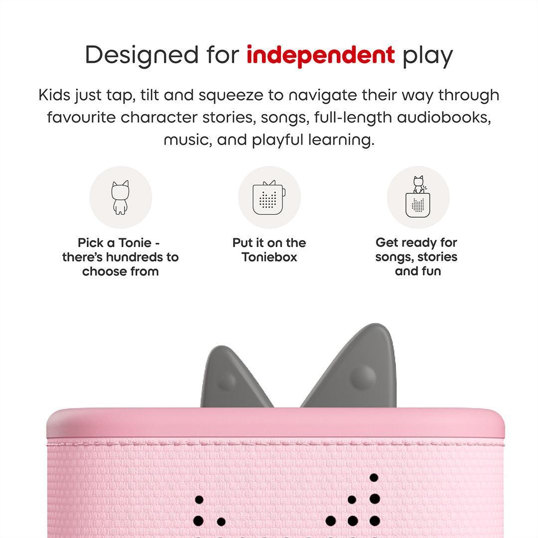 Tonies Toniebox 2 Starter Set with Creative Tonie Rubie - Pink