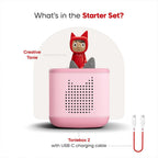 Tonies Toniebox 2 Starter Set with Creative Tonie Rubie - Pink