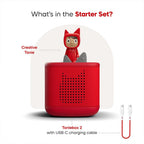 Tonies Toniebox 2 Build Your Own Bundle | Headphone + 6 Tonies + Creative