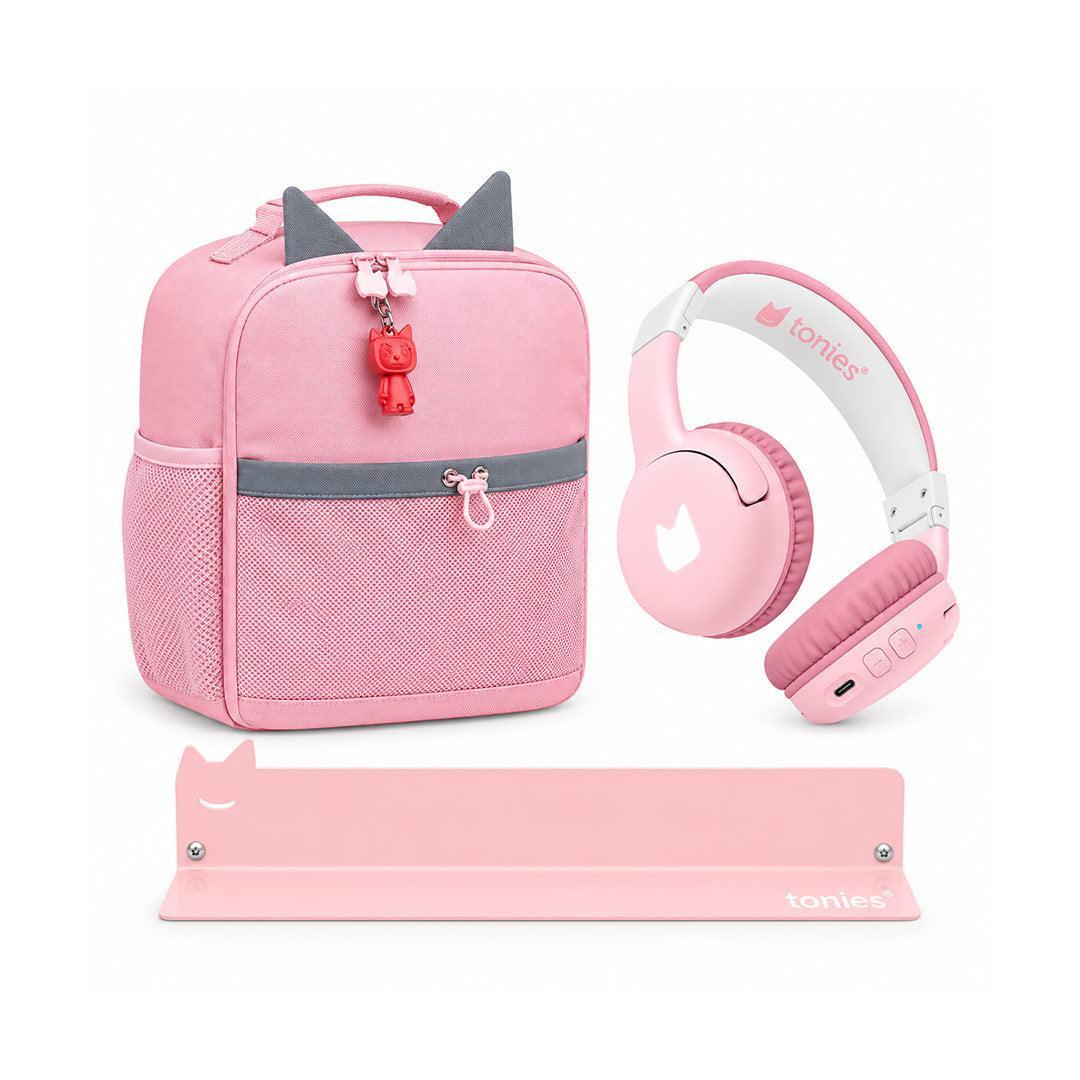 Tonies Accessory Bundle | Build Your Own | Backpack + Headphones + Wall Shelf