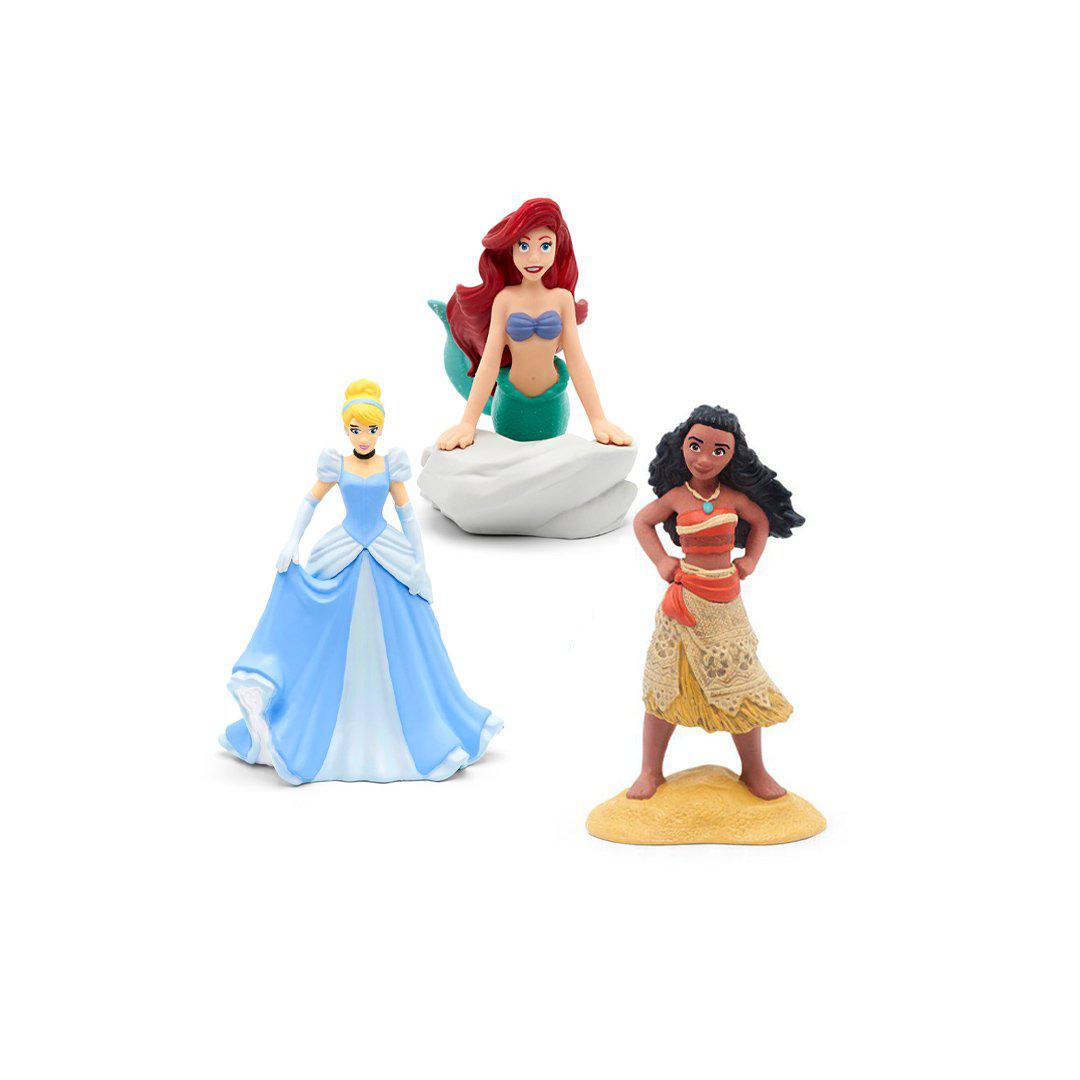 Tonies Disney Character Bundle - Cinderella, The Little Mermaid, + Moana
