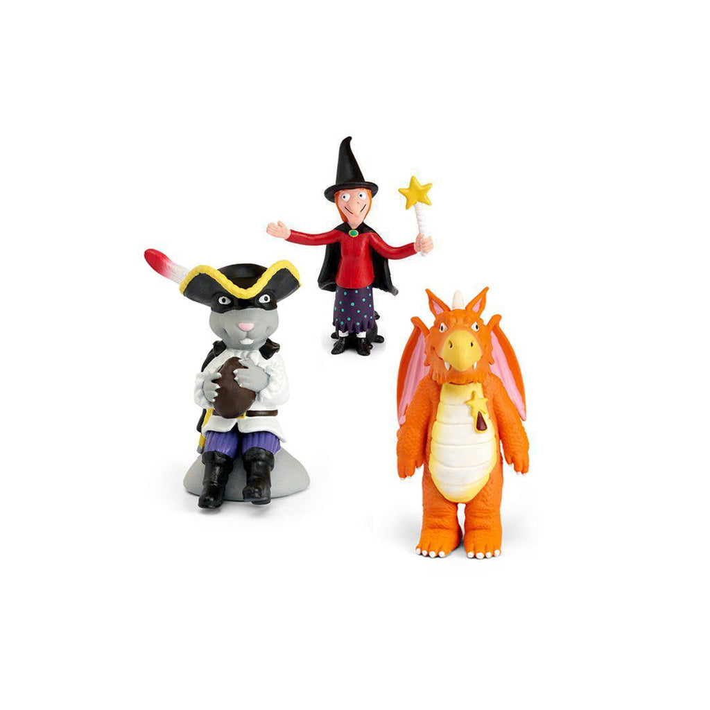 Tonies Character Bundle - Julia Donaldson Highway Rat | Room on the Broom | Zog