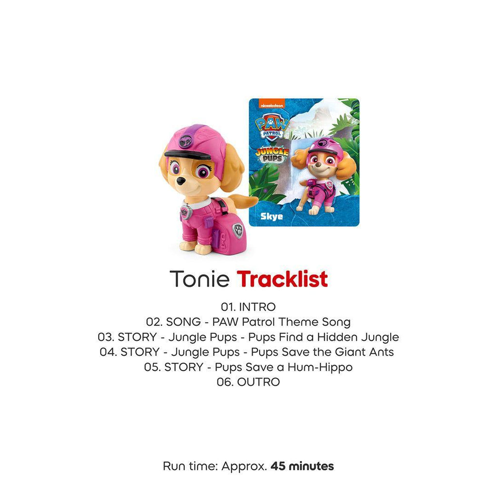 Tonies Paw Patrol Jungle Pups - Skye - Multicoloured