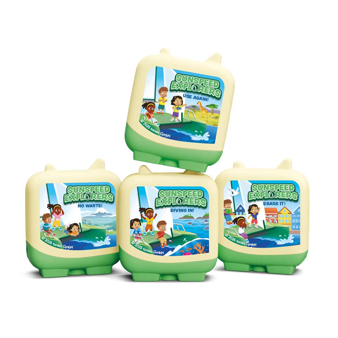 Tonies Clever Pocket: Sunspeed Explorers - 4 Pack